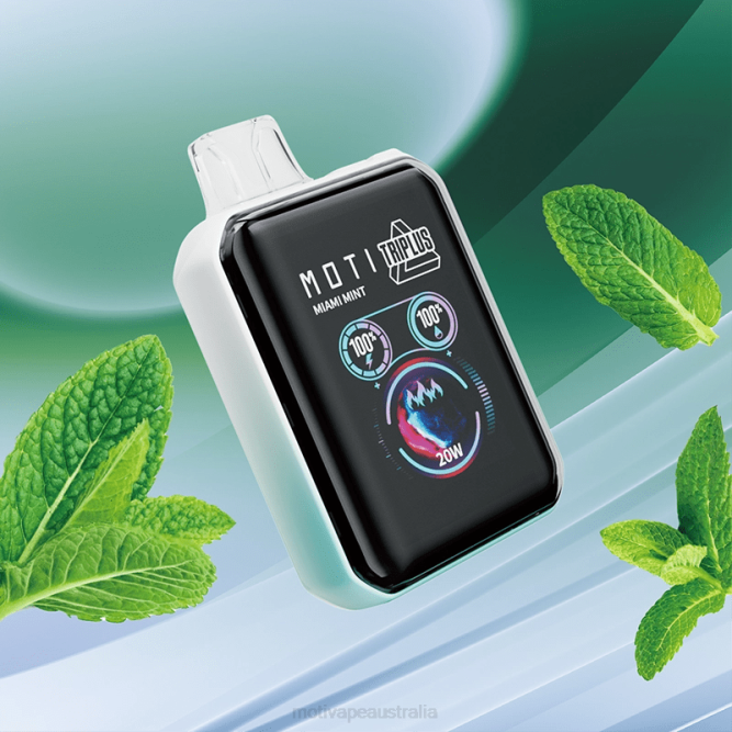 MOTI vape disposable Australia - MOTI Triplus 20K Disposable Vape (5%, 20000 Puffs) Miami Mint 6422T5