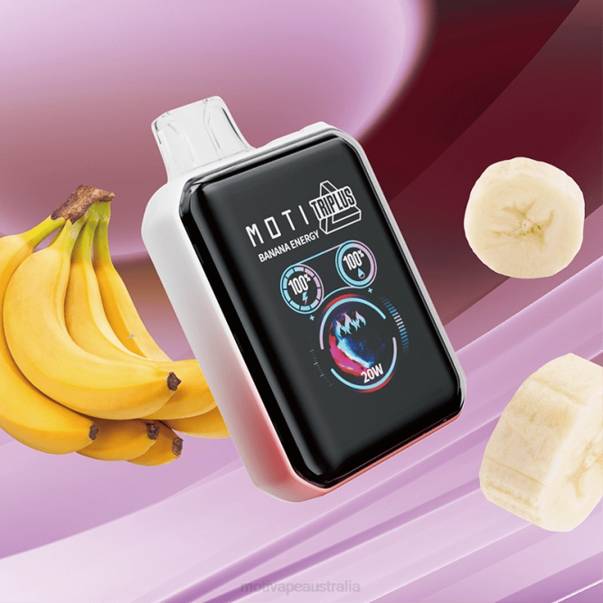 MOTI vape for sale - MOTI Triplus 20K Disposable Vape (5%, 20000 Puffs) Banana Energy 6422T1