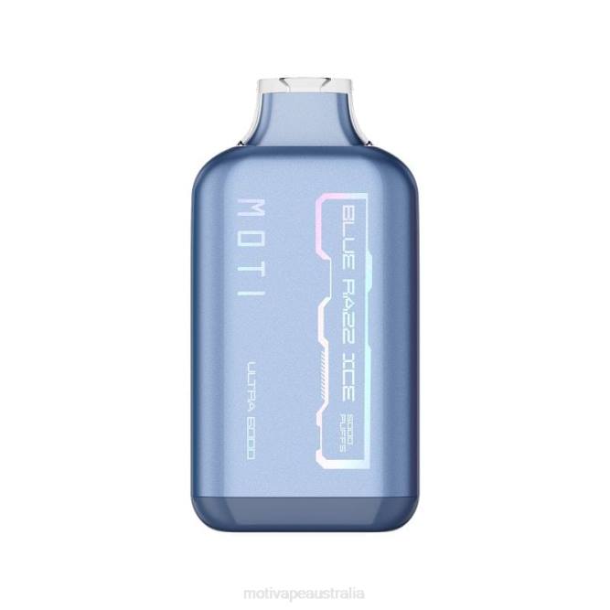 MOTI vape Australia - MOTI Ultra Disposable Vape (5%, 6000 Puffs) Blue Razz Ice 6422T27