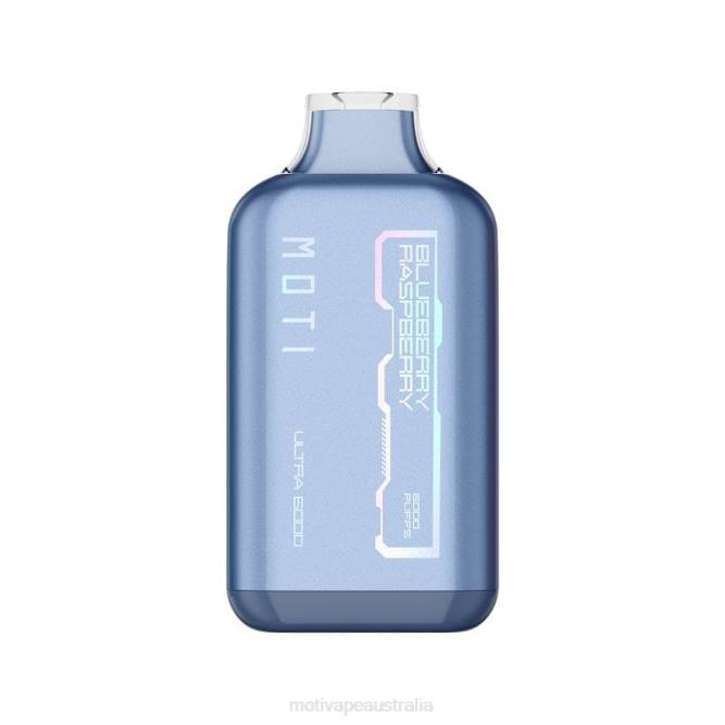 MOTI vape Australia - MOTI Ultra Disposable Vape (5%, 6000 Puffs) Blue Razz Ice 6422T27