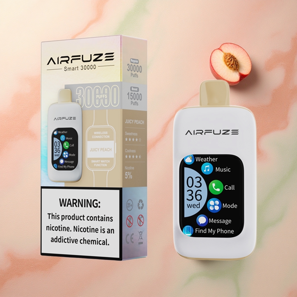 AirFuze Smart 30000 Juicy Peach 900mAh Type-C Touch
