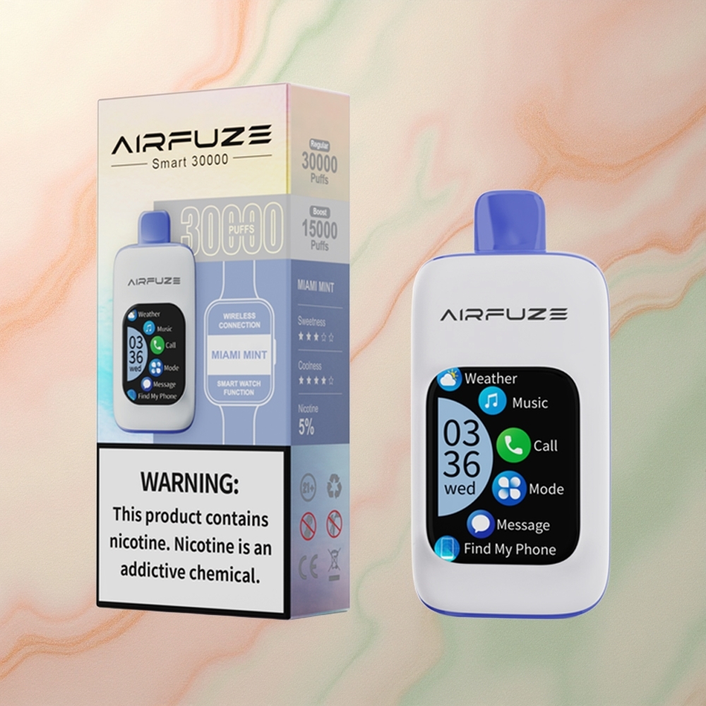 AirFuze Smart 30000 Miami Mint 5% Nicotine 900mAh Disposable Pod