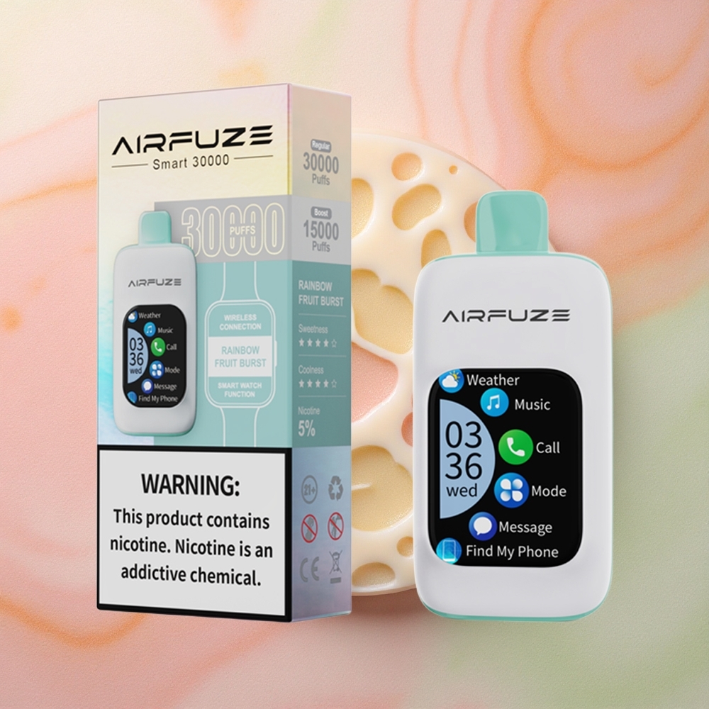AirFuze Smart 30000 Rainbow Fruit Burst 5% Nicotine 900mAh