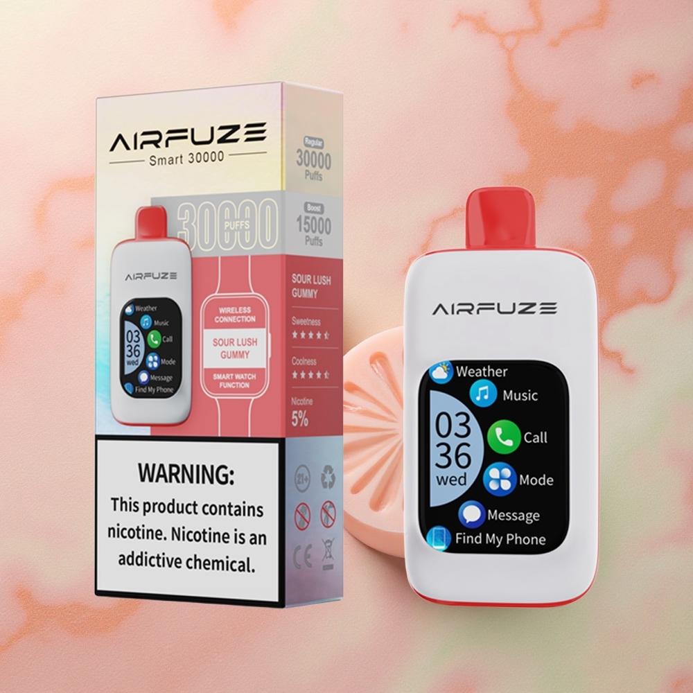 AirFuze Smart 30000 Sour Lush Gummy 5% Nicotine 900mAh