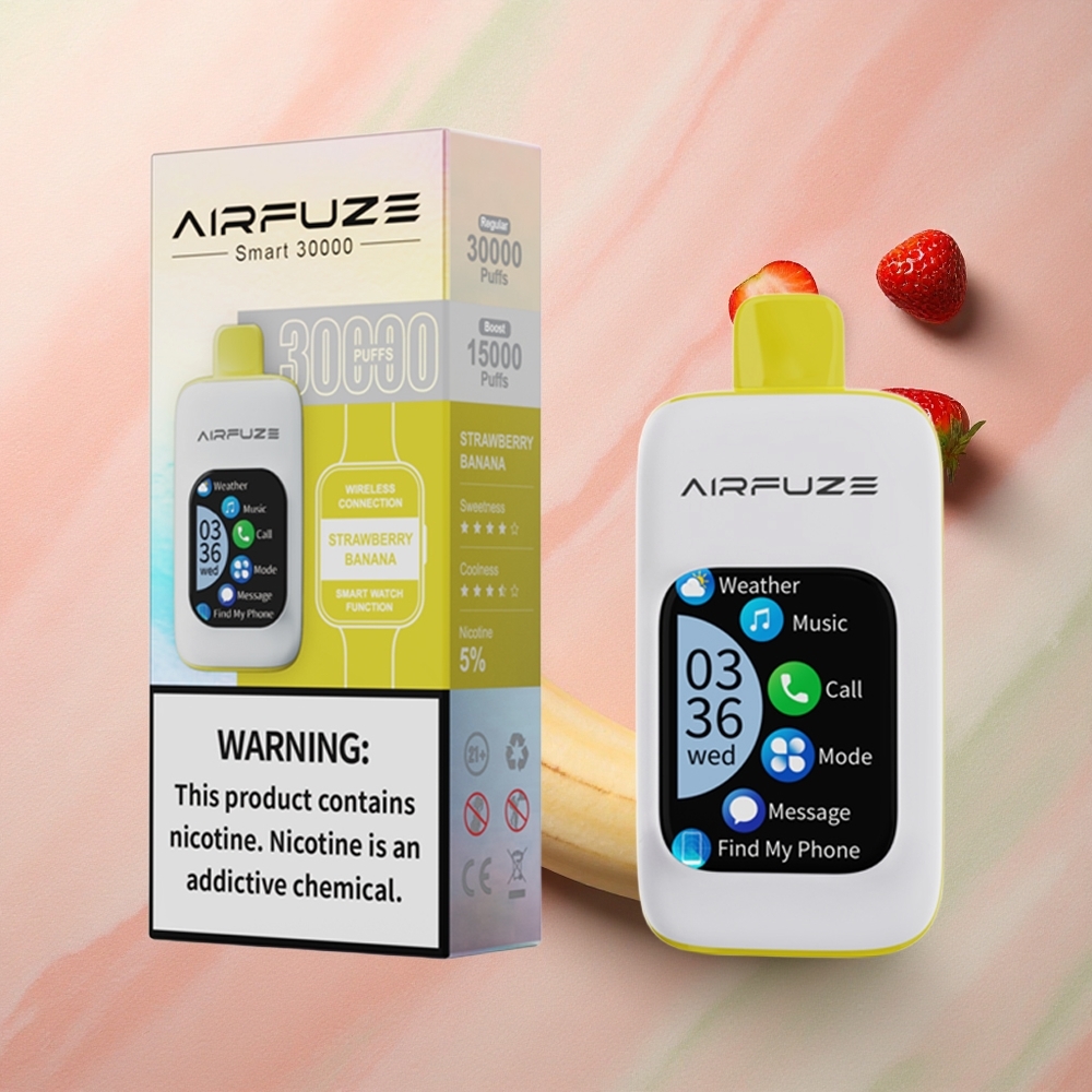 AirFuze Smart 30000 Strawberry Banana 5% Nicotine 900mAh Type-C
