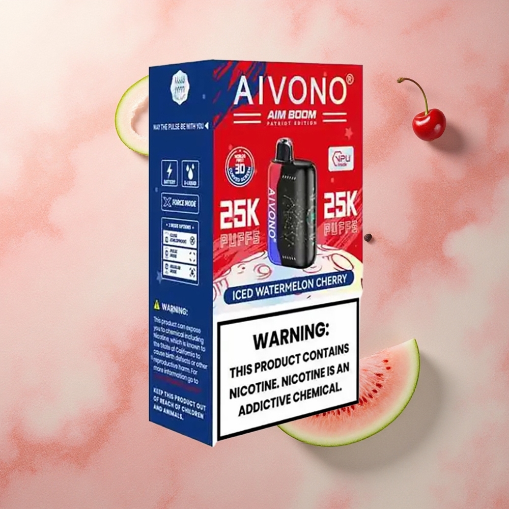 Aivono Aim Boom 25000 Iced Watermelon Cherry 650mAh Mesh