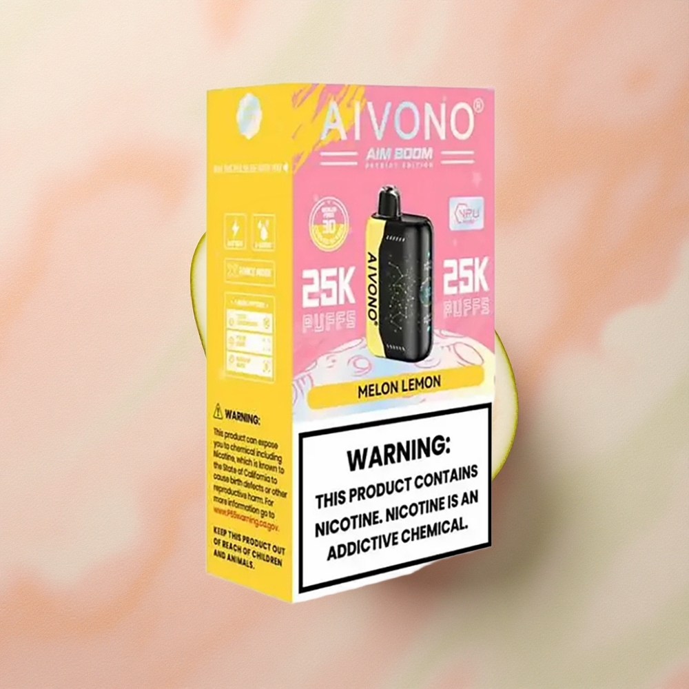 Aivono Aim Boom 25000 Melon Lemon Zero Nicotine 650mAh