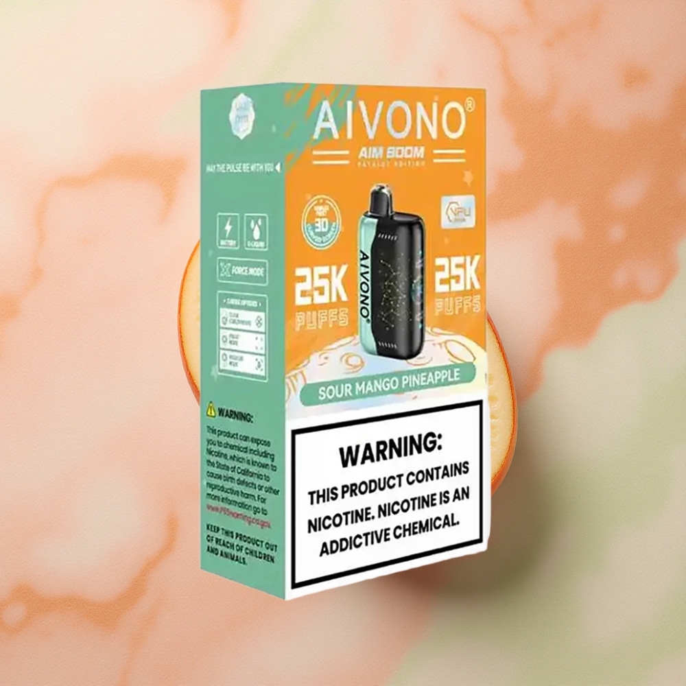 Aivono Aim Boom 25000 Sour Mango Pineapple 650mAh 1.2ohm Mesh