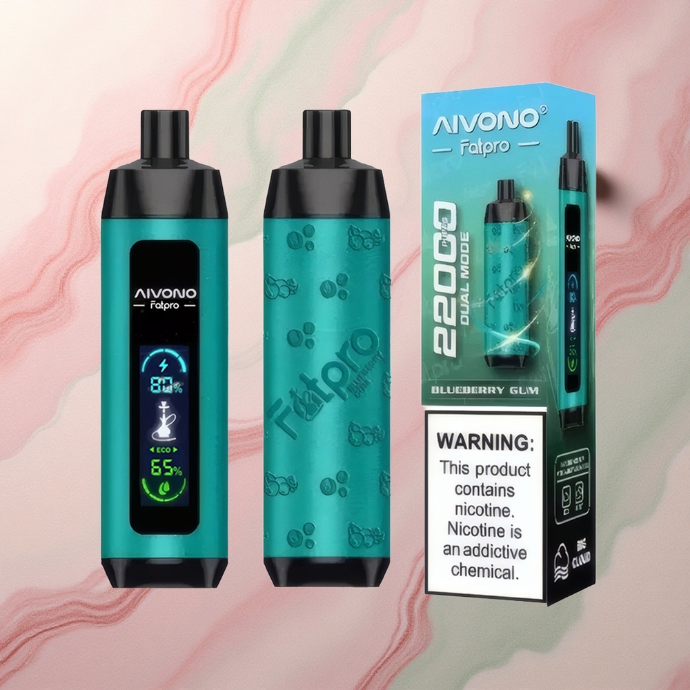 Aivono Aim Fatpro 22000 Blueberry Gun 600mAh 0.6ohm Mesh Coil