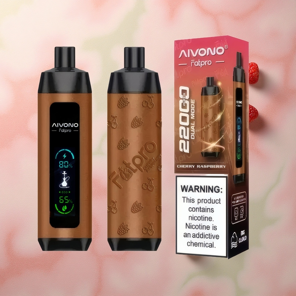 Aivono Aim Fatpro 22000 Cherry Raspberry 5% Nicotine 600mAh 28ml