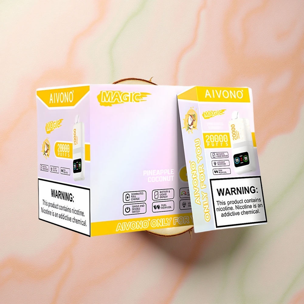 Aivono Aim Magic 20000 Pineapple Coconut Dual Mesh 5% Nicotine 600mAh