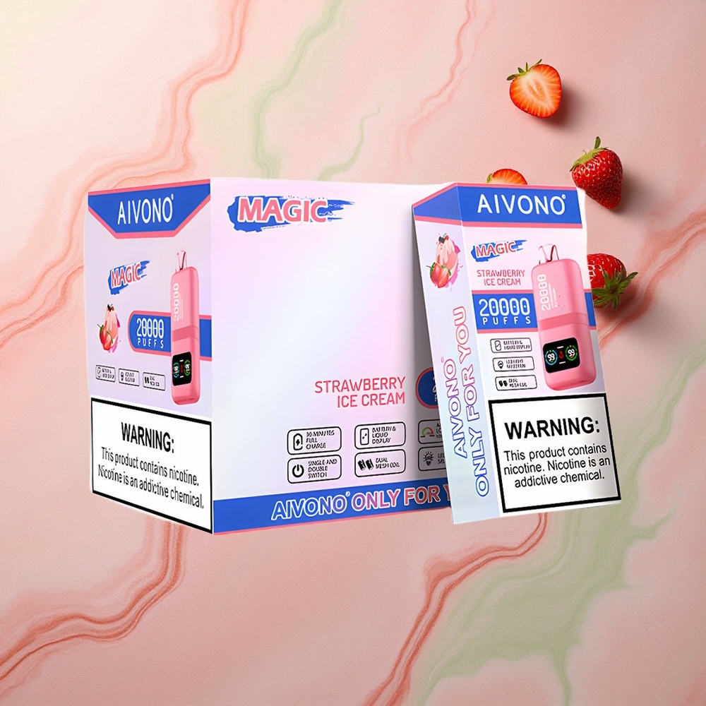 Aivono Aim Magic 20000 Strawberry Ice Cream Dual Mesh 600mAh 5% Nicotine