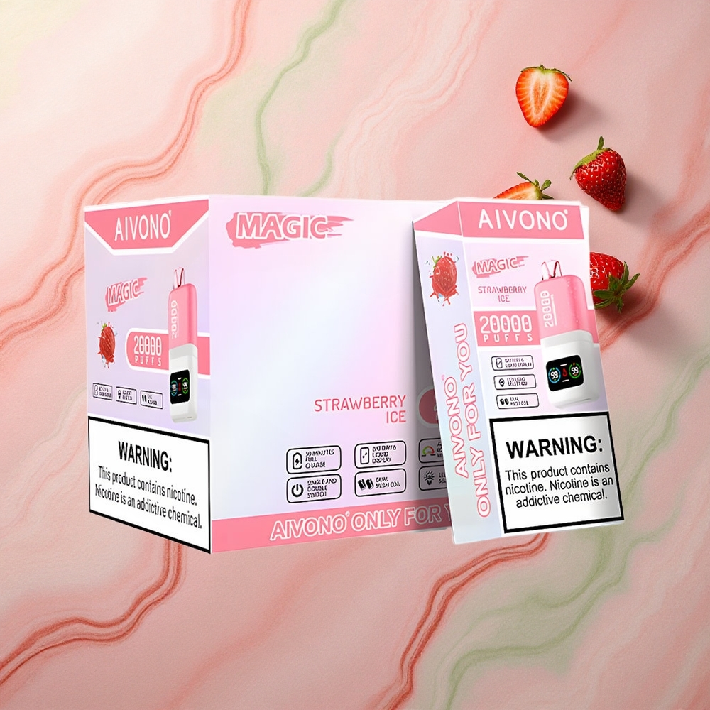 Aivono Aim Magic 20000 Strawberry Ice Dual Mesh LCD