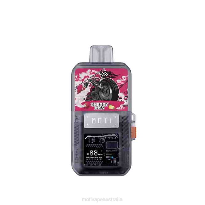 MOTI vape disposable Australia - MOTI Go Pro Disposable Pod+Device Cherry Kiss 6422T85