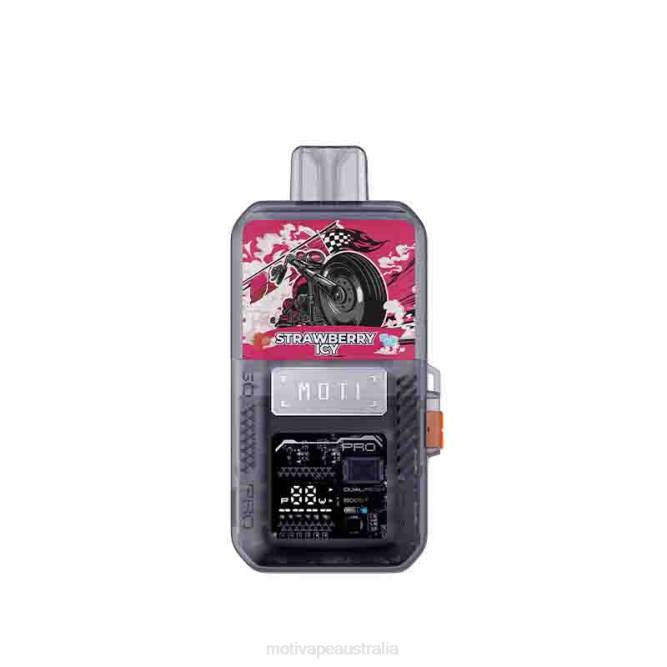 MOTI vape pods Australia - MOTI Go Pro Disposable Pod+Device Strawberry Icy 6422T84