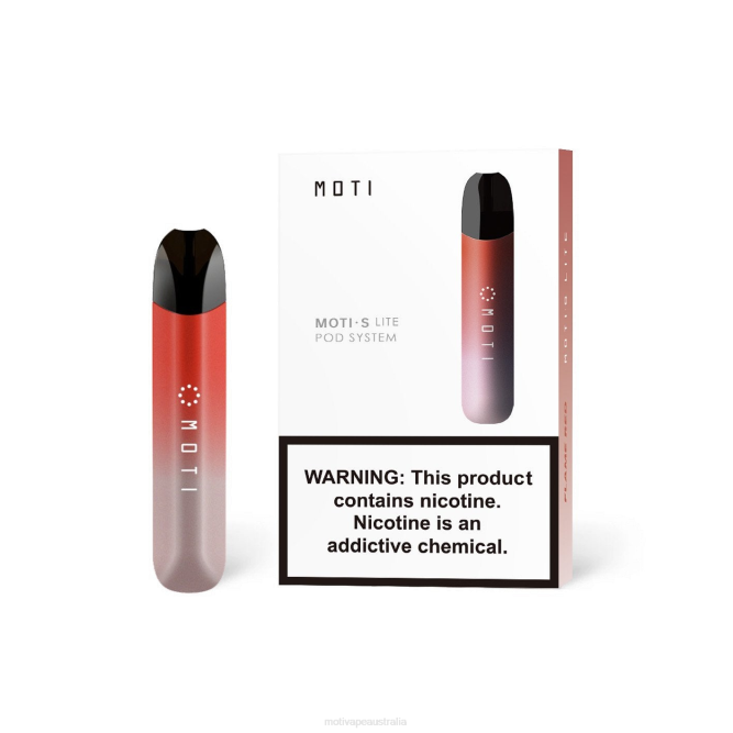MOTI vape pods Australia - MOTI S Lite Premium Device Flame Red 6422T114