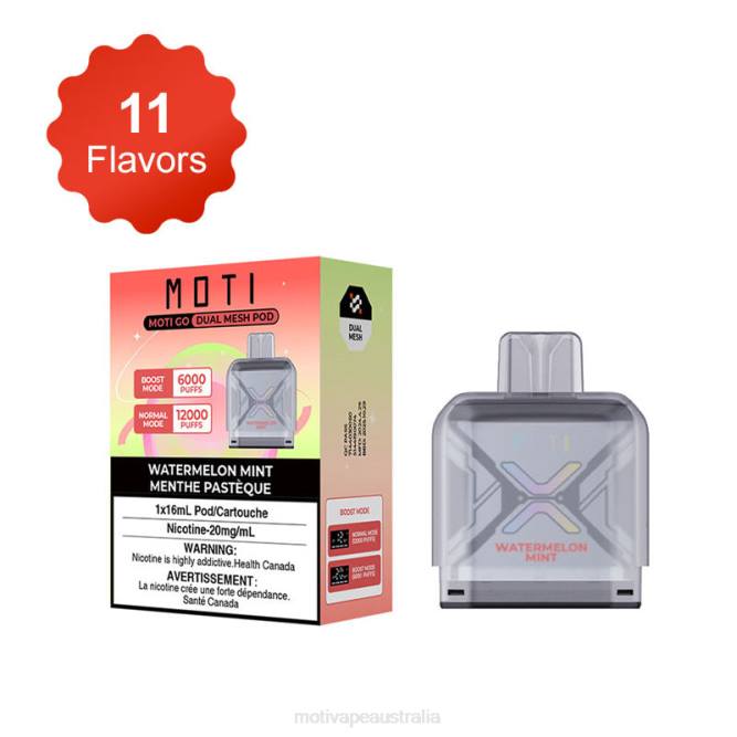 MOTI vape amazon - MOTI Go Pro Disposable Pod Watermelon Mint 6422T89
