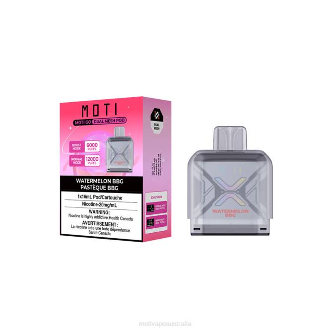 MOTI vape review - MOTI Go Pro Disposable Pod Watermelon Bubblegum 6422T92