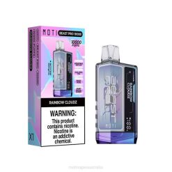 MOTI vape amazon - MOTI Beast Pro Disposable Vape (5%, 10000 Puffs) Rainbow Cloudz 6422T49