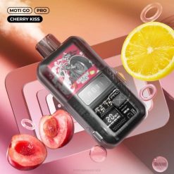 MOTI vape disposable Australia - MOTI Go Pro Disposable Vape (5%, 12000 Puffs) Cherry Kiss 6422T15