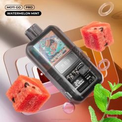 MOTI vape disposable Australia - MOTI Go Pro Disposable Vape (5%, 12000 Puffs) Watermelon Mint 6422T25