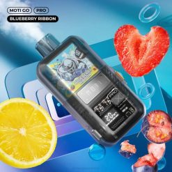 MOTI vape pods Australia - MOTI Go Pro Disposable Vape (5%, 12000 Puffs) Blueberry Ribbon 6422T14