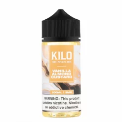 Kilo Vanilla Almond Custard Dessert Vape Juice 100mL 70% VG
